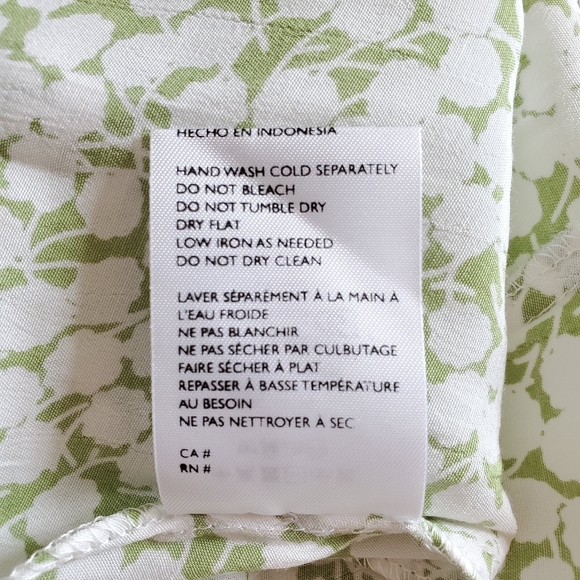 Faithfull The Brand La Barben Bella Floral Avocado Green Mini Dress NWT - Picture 14 of 14